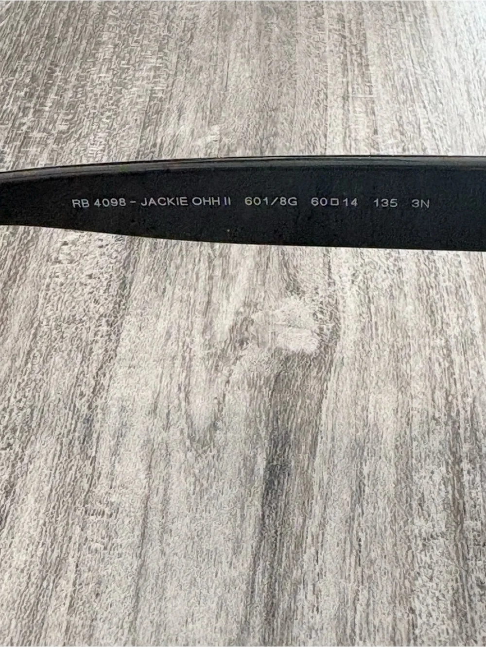 Ray-Ban Jackie Ohh II Black Oversized Sunglasses with Black Case - Like New